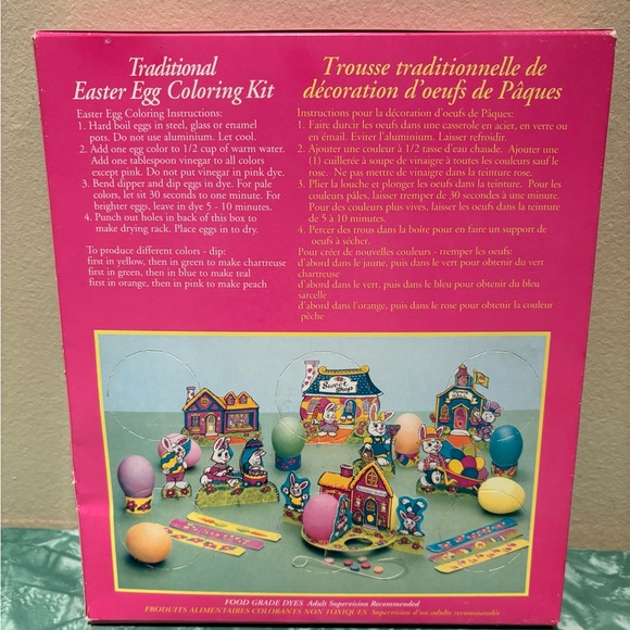 Vintage Easter Egg Decorating Kit New in Box 1997 - Picture 2 of 3